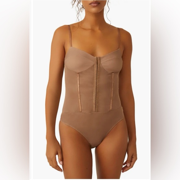 Intimately FP Night Rhythm Corset Bodysuit. Size XL - Picture 8 of 10